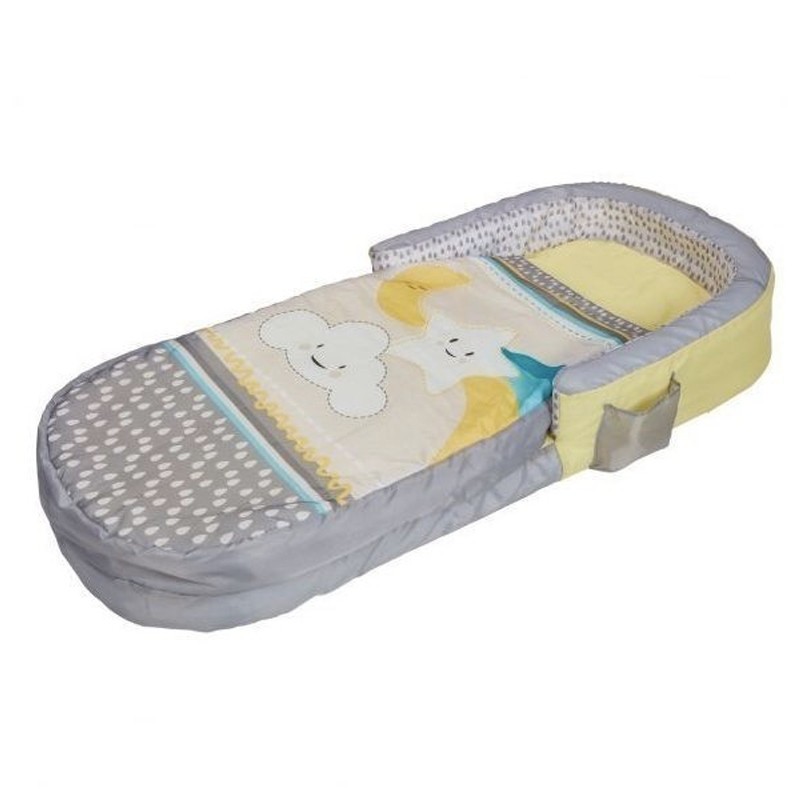 Matelas bébé gonflable de voyage - ReadyBed - Etoiles et Nuages