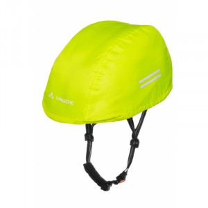 Lot De 2 Housses Casque Vélo Imperméables Vert Fluo – Protection Pluie + Haute Visibilité – Taille Unique