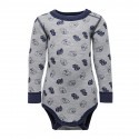 Body en laine merinos - manches longues - Lego - Bleu - 2020