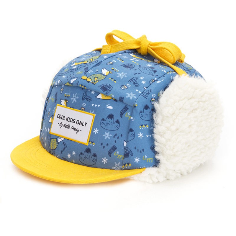 Casquette hiver enfant Hello Hossy Fox Moumoute