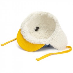 Casquette hiver enfant Hello Hossy Fox Moumoute intérieur