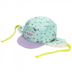 Casquette hiver enfant Hello Hossy Cottage Moumoute face avant