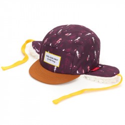 Casquette hiver enfant Hello Hossy Forest Moumoute face avant