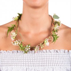 Collier de fleurs à composer Huckleberry cou