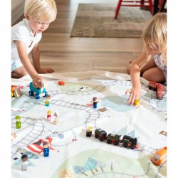 Sac à jouets Play and Go Trainmap enfants