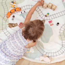 Sac à jouets Play and Go Trainmap pour enfants