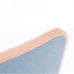 Planche d'équilibre bois Wobbel Original Felt sky