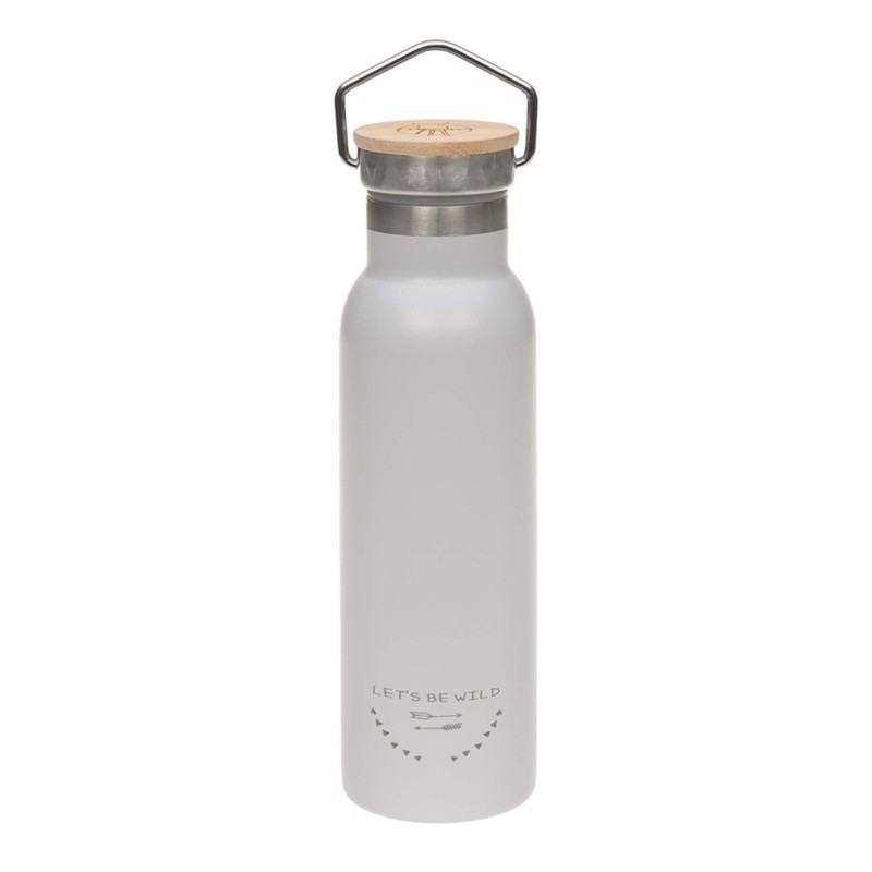 Bouteille thermos Adventure 460 ml Lassig Gris