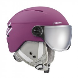 Casque Cébé Fireball Junior avec visière - Matt Purple White