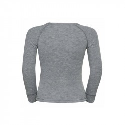 Tshirt Active Warm Eco Trend Kid - Odlo - Grey Melange - Graphic