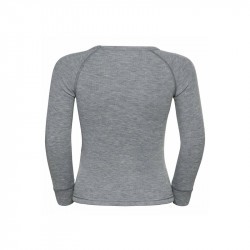 Tshirt Active Warm Eco Trend Kid - Odlo - Grey Melange - Graphic