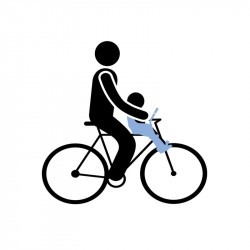 Yepp mini Thule - Siège bébé vélo avant