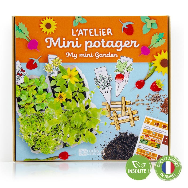 L'atelier mini potager - Radis et Capucine