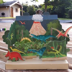 Jardin pop-up Dinosaures - Radis et Capucine