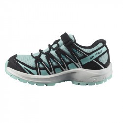 XA PRO 3D Kid CSWP - Chaussure Salomon enfant Imperméable Pastel Turquoise