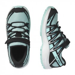 XA PRO 3D Kid CSWP - Chaussure Salomon enfant Imperméable Pastel Turquoise