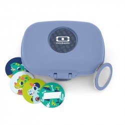 MB Gram - La boîte à goûter pour enfant par Monbento - Bleu Infinity