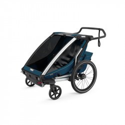 Thule Chariot Cross - Majolica Blue - deux places - poussette