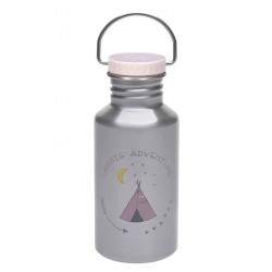 Gourde enfant inox 500ml - Lassig - Adventure Tipi