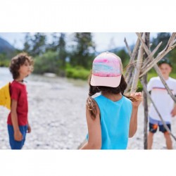 Casquette enfant Buff trucker rose