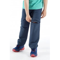 Vaude pantalon de rando enfant Detective Stretch bleu