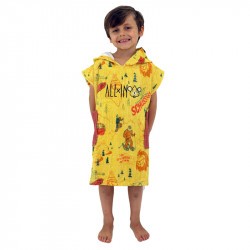 Poncho bébé -2 à 5 ans - All-in - Yellow/Brown