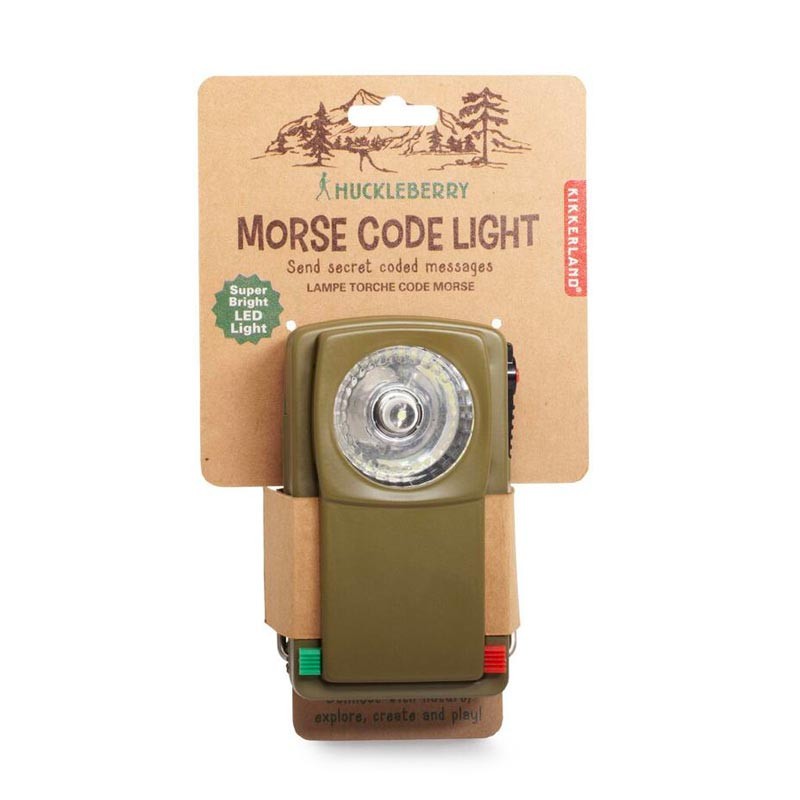 Lampe de poche rétro pour code morse