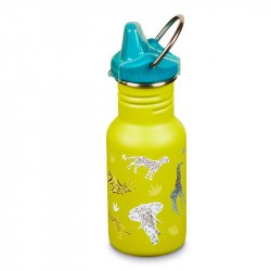 Gourde Kid Kanteen 350 ml en Inox - bouchon Sippy - safari