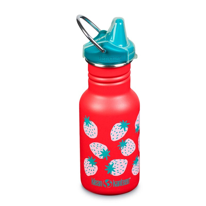 Kid Kanteen 350 ml en Inox - bouchon Sippy - coral strawberries