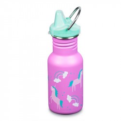 Gourde Kid Kanteen 350 ml en Inox - bouchon Sippy - unicorns