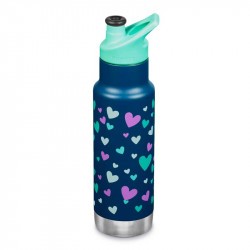 Gourde Kid Kanteen isotherme en inox - 350 ml - Navy hearts