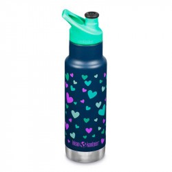 Kid Kanteen isotherme en inox - 350 ml - Navy hearts