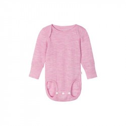 Body en laine merinos - Manches longues - Utu - Reima - Rosy Pink - 2022