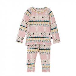 Ensemble thermique Moomin Trivsam Reima - Rose