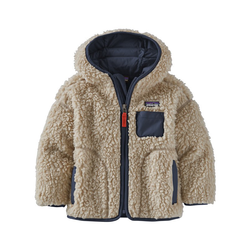 Baby Retro-X Hoody - Patagonia - Natural/Navy