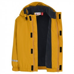 Veste de pluie doublée polaire - Lego - Moutarde