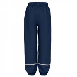 Pantalon de pluie doublé polaire bleu marine