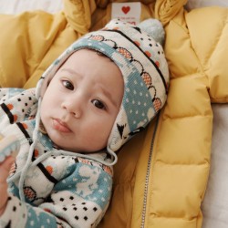 Bonnet bébé en laine mérinos - Moomin Yngst - Reima