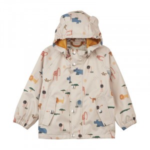 Veste Imperméable Enfant CareTec Combinaison De Pluie Unisexe En Polaire Pour Enfant, Gris Kway Enfant