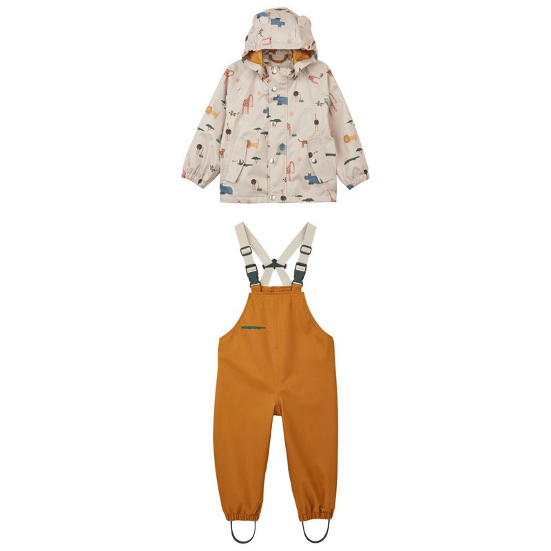 Ensemble de pluie Dakota - Liewood - Safari sandy mix