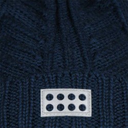 Bonnet laine enfant Lego bleu