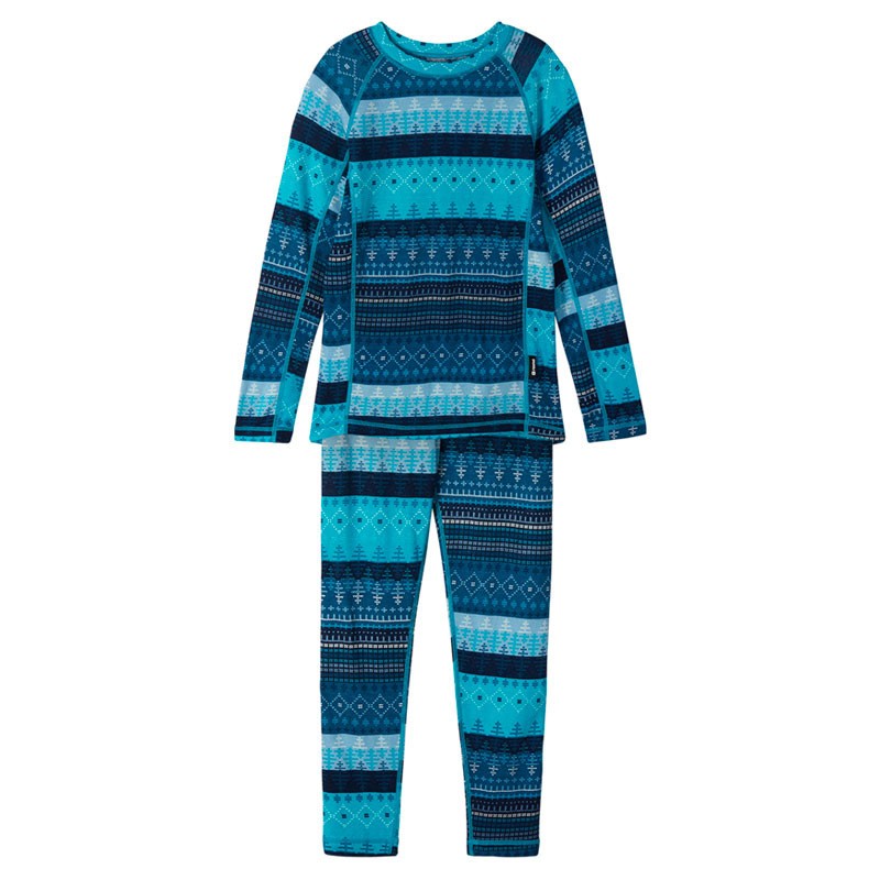 Sous-vêtements thermique enfant en laine et bambou - Taitoa - Reima - Navy - 2022