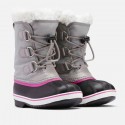 Botte neige enfant Sorel Yoot Pac Nylon - Chrome grey black