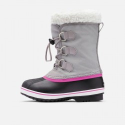 Botte neige enfant Sorel Yoot Pac Nylon - gris chromé/ noir