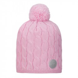 Bonnet enfant en laine merinos Nyksund - Reima - pale rose - 2022