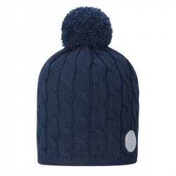 Bonnet enfant en laine merinos Nyksund - Reima - Navy - 2022