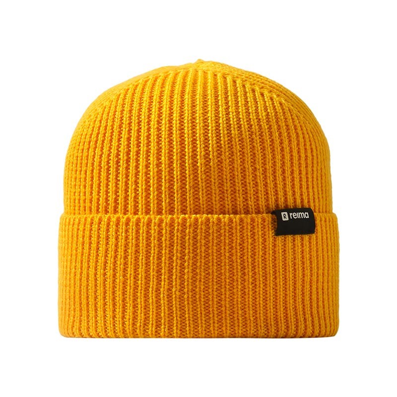 Bonnet en laine mérinos - Reissari - Reima - Orange Yellow