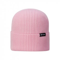 Bonnet en laine mérinos - Reissari - Reima - rose pale