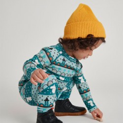 Bonnet en laine mérinos - Reissari - Reima - Orange Yellow - enfant