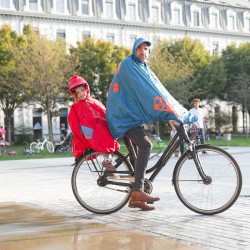 ACELEY Siège de vélo pour enfant, housse de pluie, poncho, protection  contre la pluie